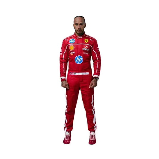 Lewis Hamilton 2025 Ferrari F1 Racing Suit | Dubai Racegear