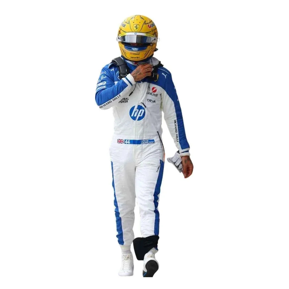 Lewis Hamilton 2025 Miami GP Ferrari F1 Racing Suit | Dubai Racegear