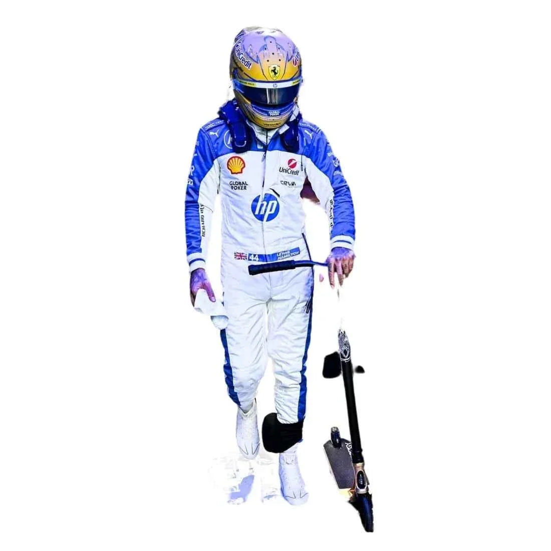 Lewis Hamilton 2025 Miami GP Ferrari F1 Racing Suit | Dubai Racegear