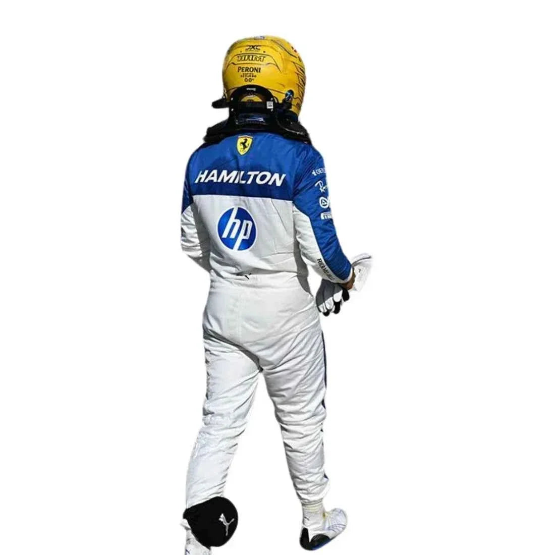 Lewis Hamilton 2025 Miami GP Ferrari F1 Racing Suit | Dubai Racegear