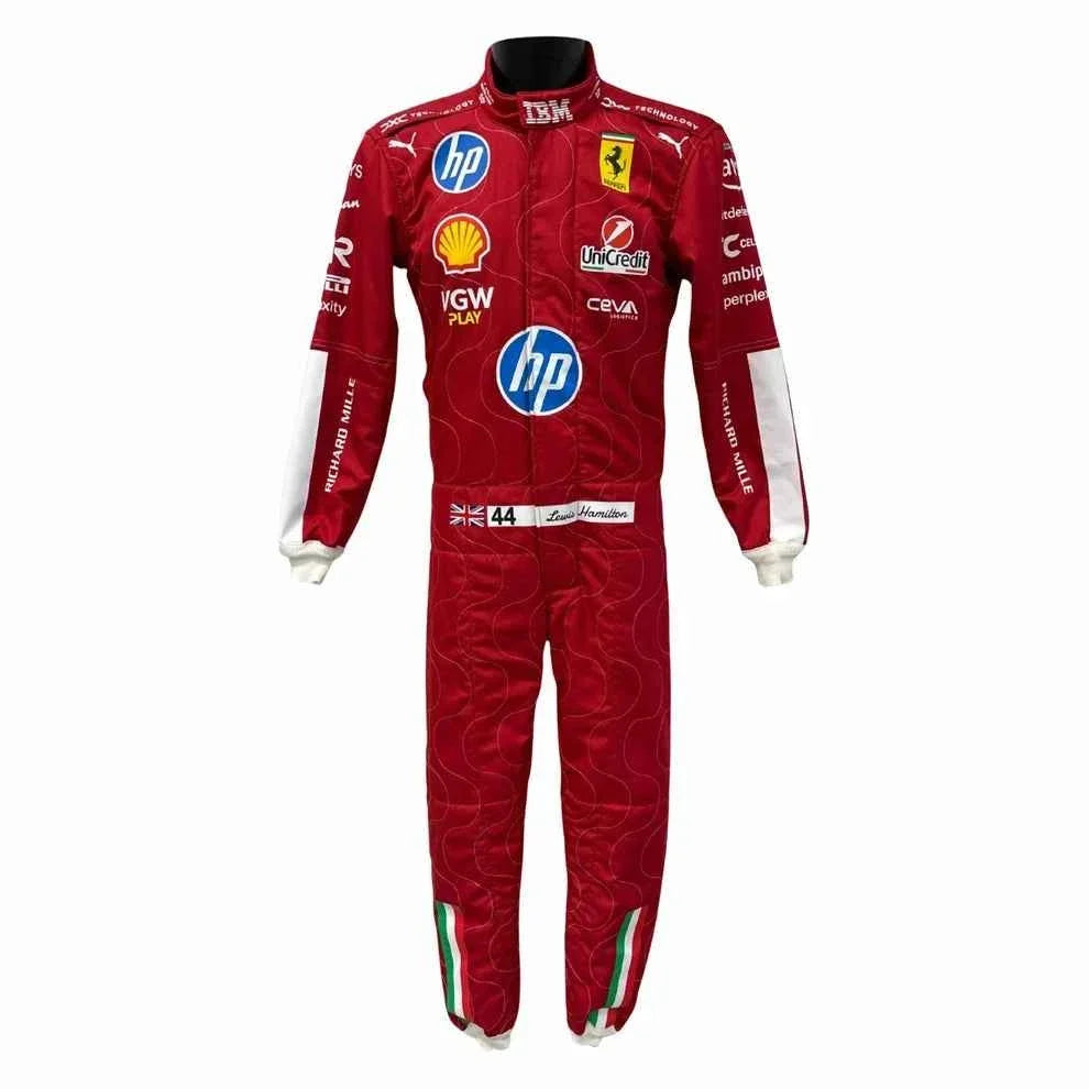 Lewis Hamilton 2025 Monza GP F1 Racing Suit | Dubai Racegear