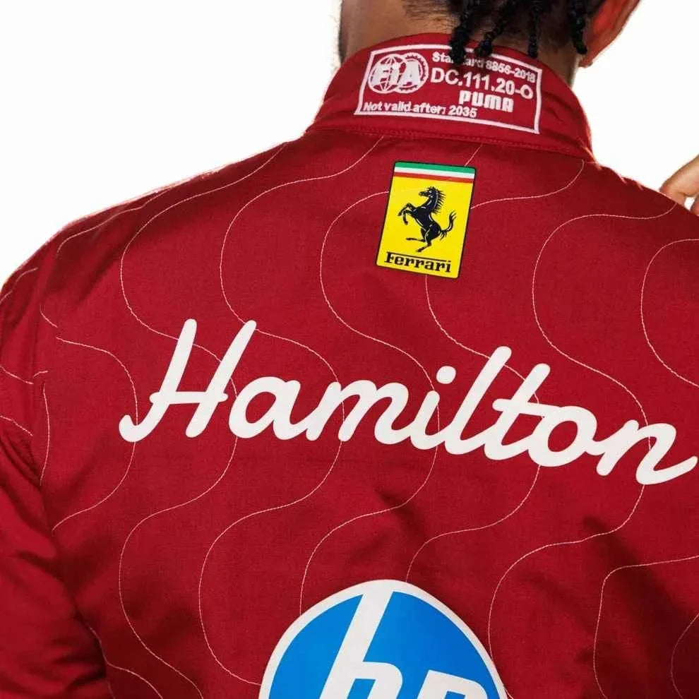 Lewis Hamilton 2025 Monza GP F1 Racing Suit | Dubai Racegear