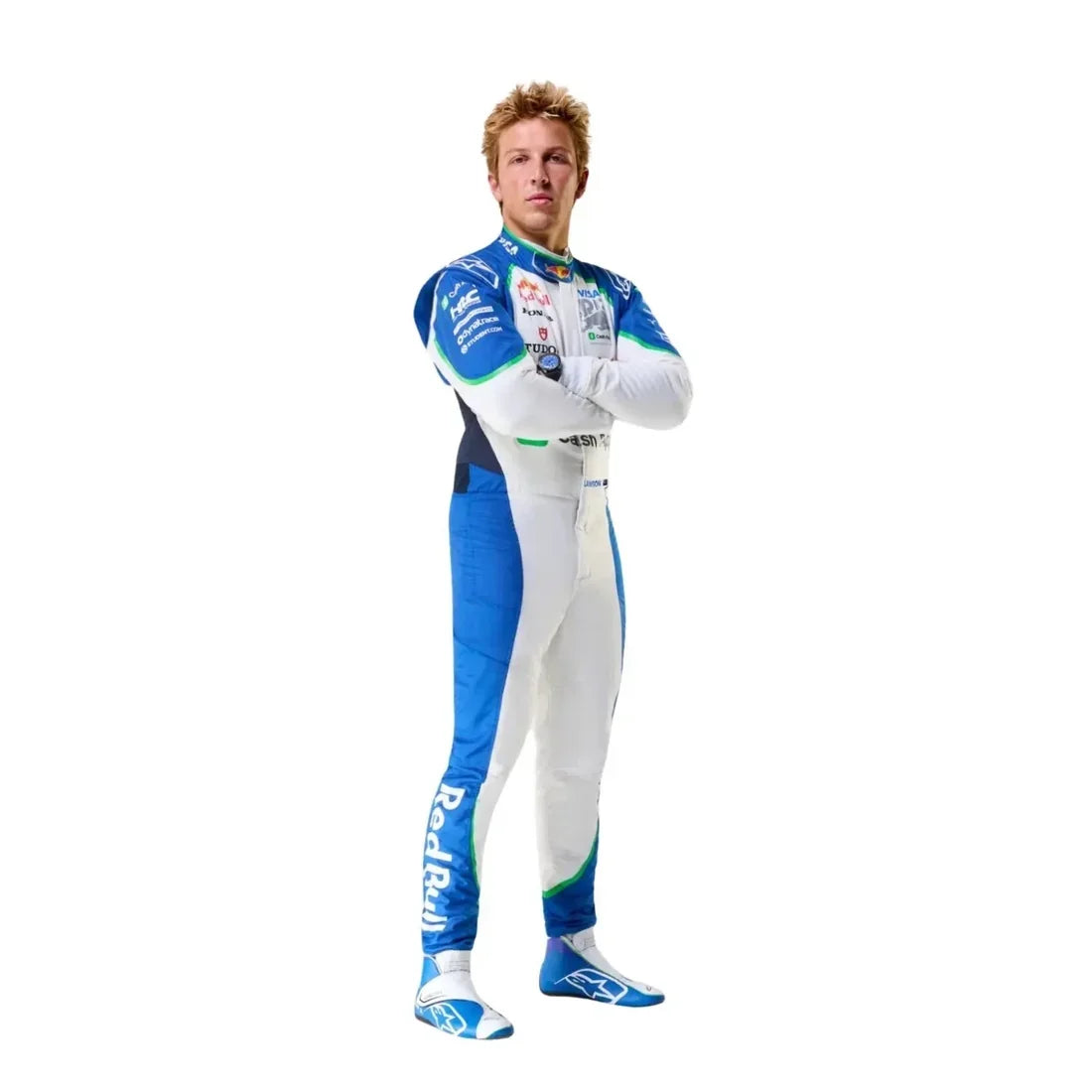 2025 Liam Lawson Racing Bulls F1 Race Suit - Dubai Racewears