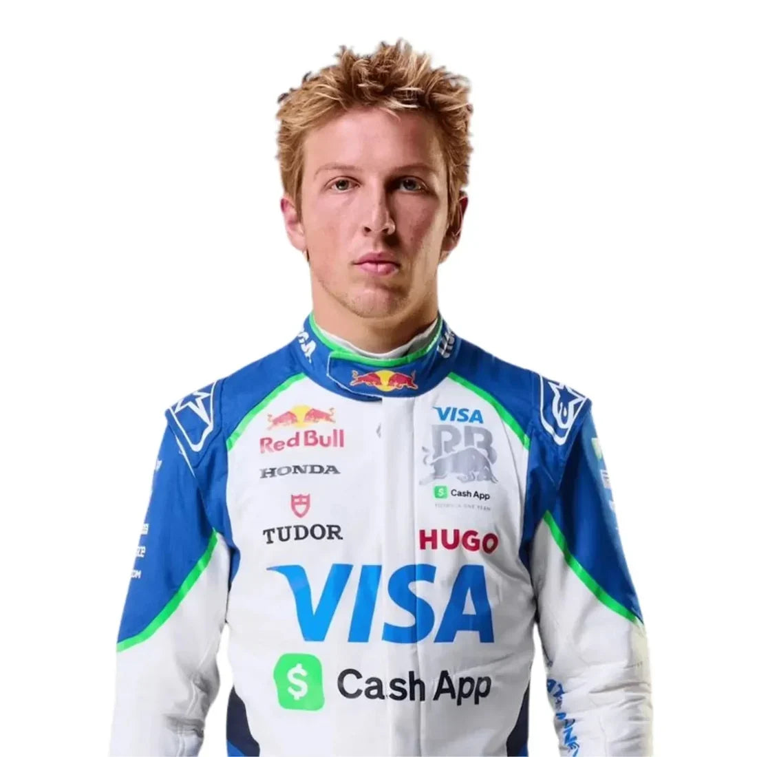 2025 Liam Lawson Racing Bulls F1 Race Suit - Dubai Racewears