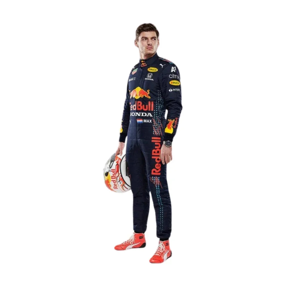 2021 Max Verstappen Red Bull F1 Race Suit - Dubai Racewears
