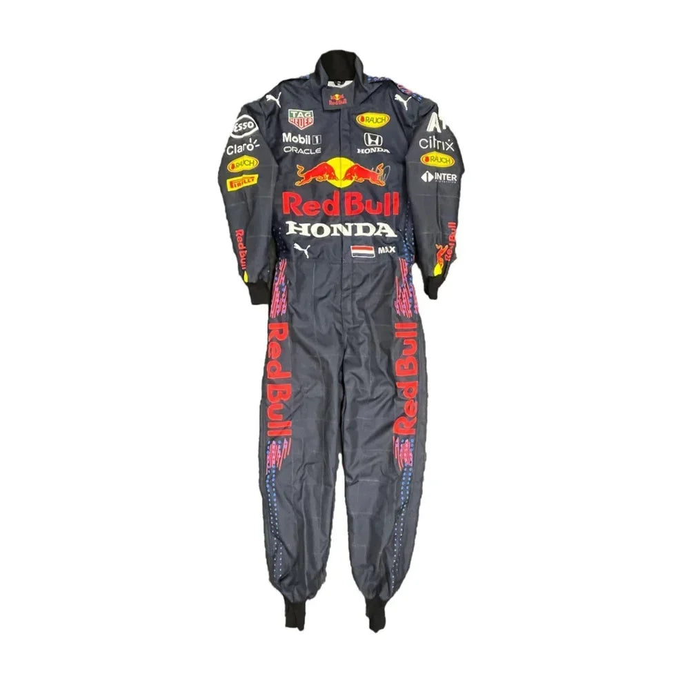 2021 Max Verstappen Red Bull F1 Race Suit - Dubai Racewears