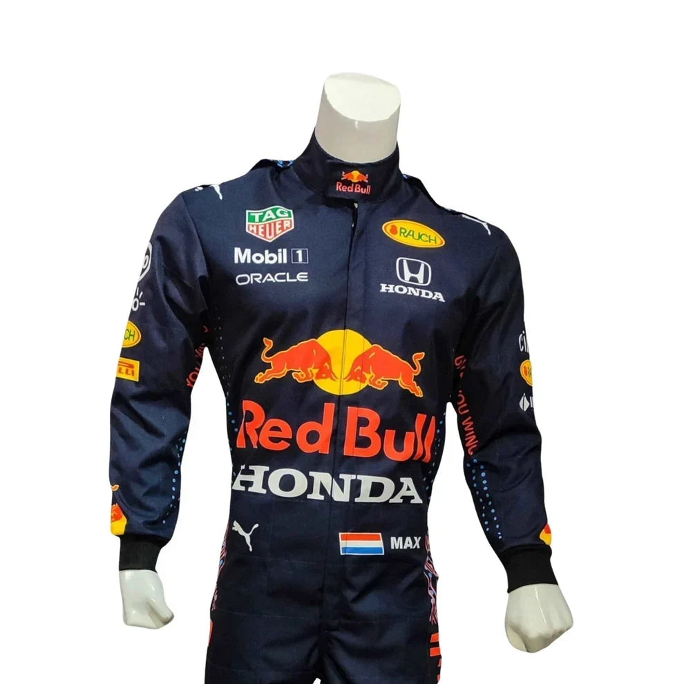 2021 Max Verstappen Red Bull F1 Race Suit - Dubai Racewears