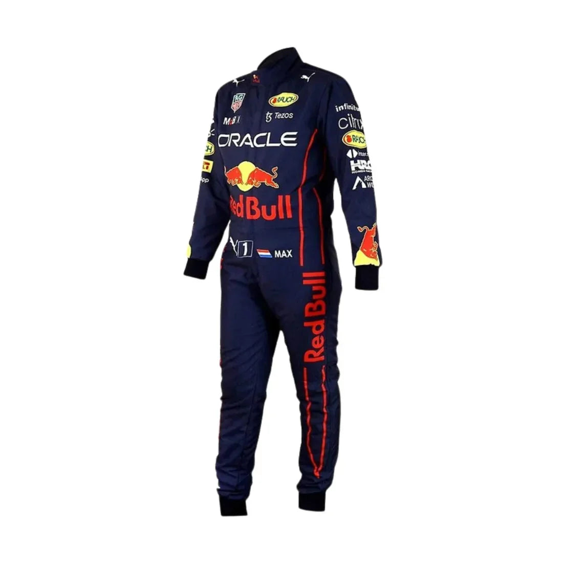 2022 Max Verstappen Red Bull F1 Race Suit 1 - Dubai Racewears