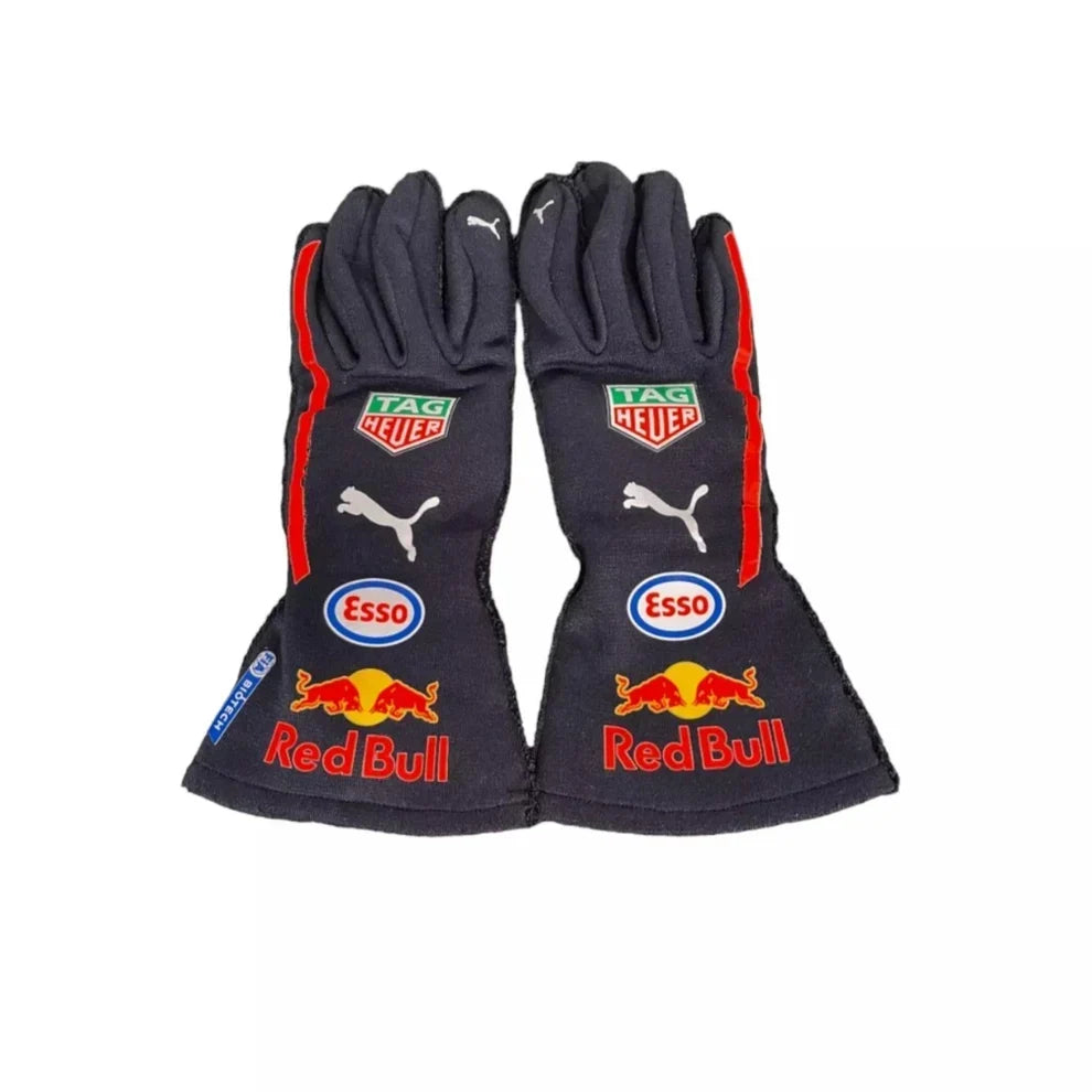 2023 Max Verstappen Red Bull Racing Replica F1 Gloves - Dubai Racewears