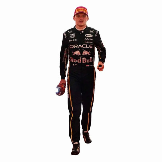 2025 Max Verstappen Las Vegas GP Red Bull F1 Racing Suit | Dubai Racegear