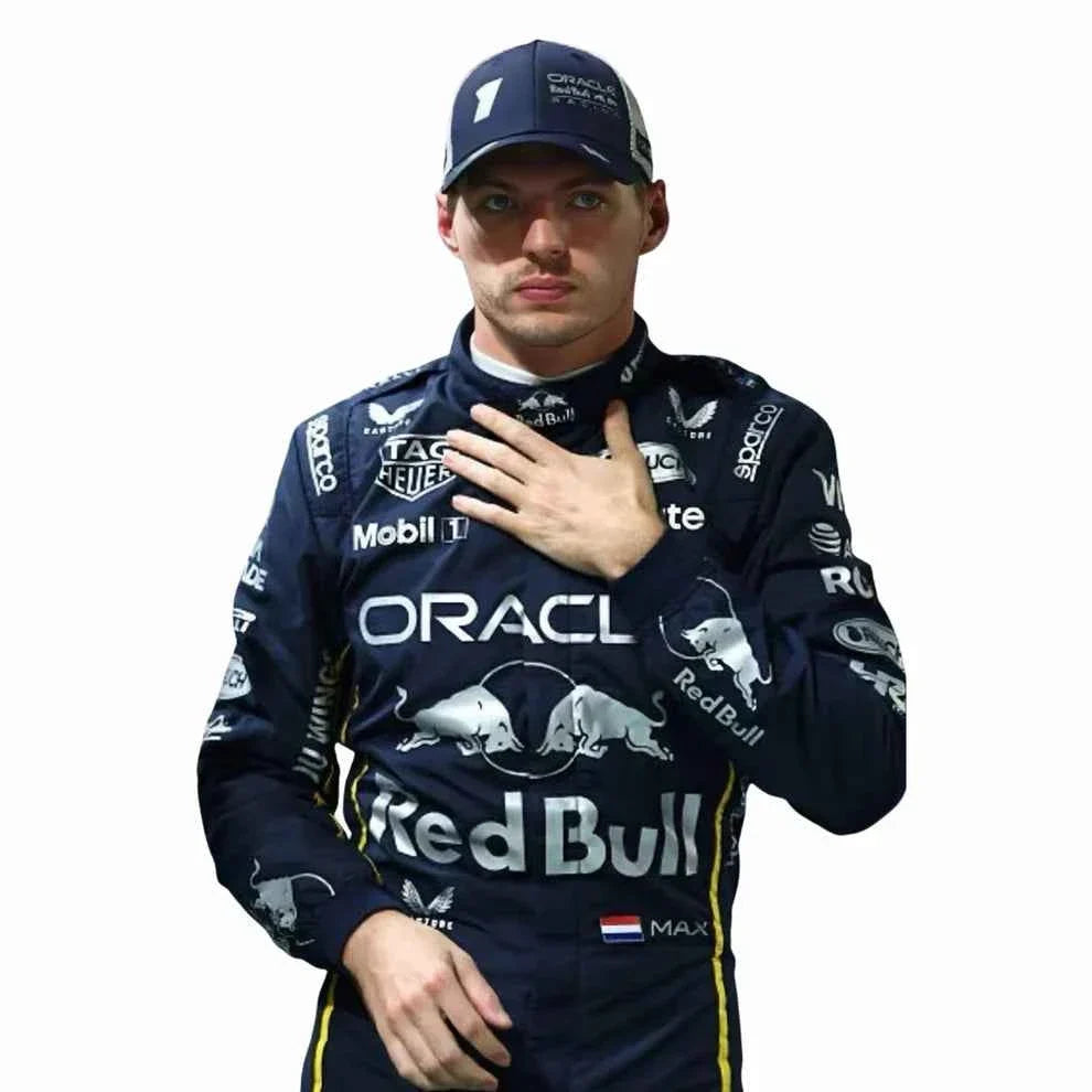 2025 Max Verstappen Las Vegas GP Red Bull F1 Racing Suit | Dubai Racegear
