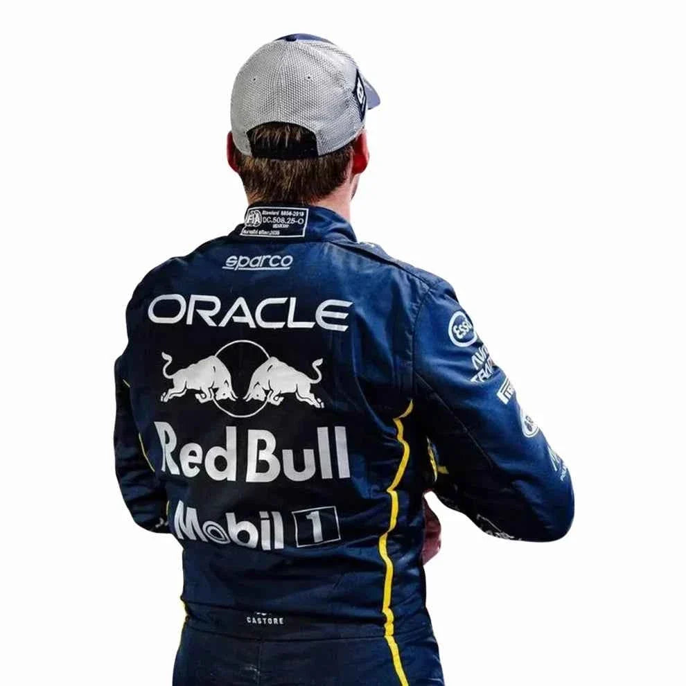 2025 Max Verstappen Las Vegas GP Red Bull F1 Racing Suit | Dubai Racegear