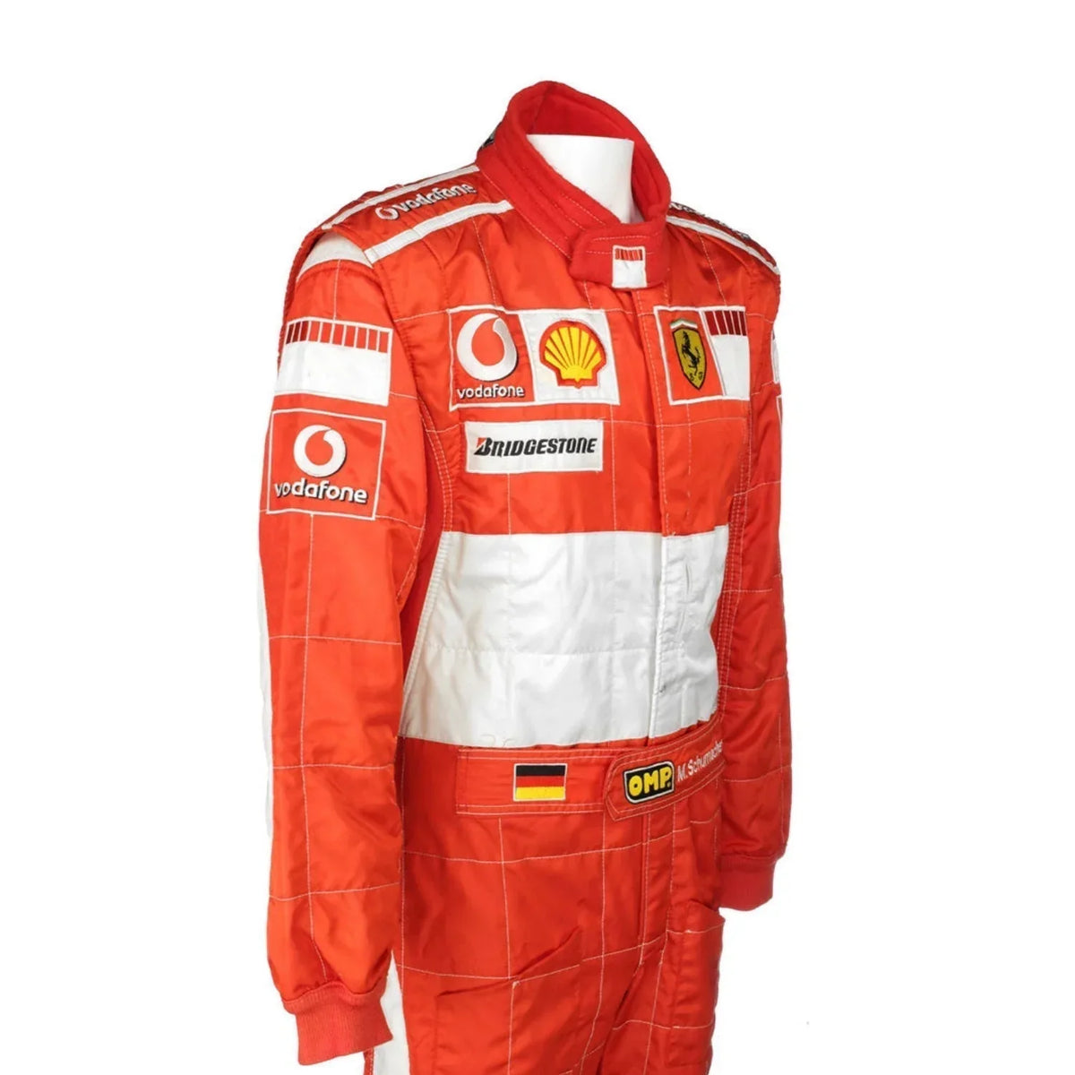 Michael Schumacher 2006 BAR CODE Ferrari F1 Replica Embroidery Race Suit - Dubai Racewears