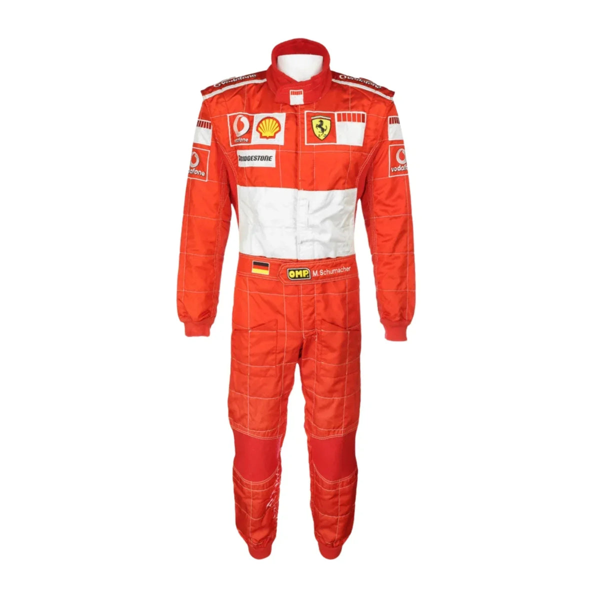 Michael Schumacher 2006 BAR CODE Ferrari F1 Replica Embroidery Race Suit - Dubai Racewears