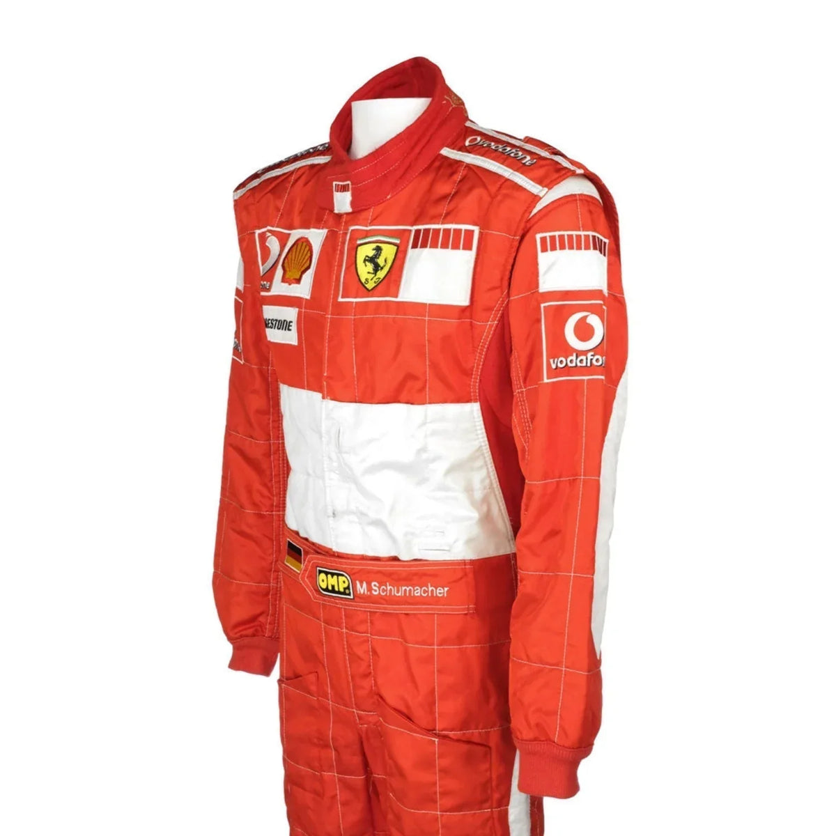 Michael Schumacher 2006 BAR CODE Ferrari F1 Replica Embroidery Race Suit - Dubai Racewears