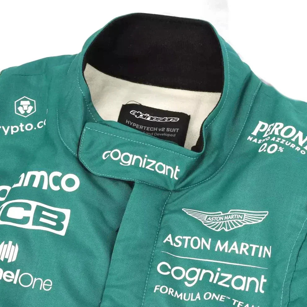 2022 Nico Hulkenberg Aston Martin F1 Race Suit - Dubai Racewears