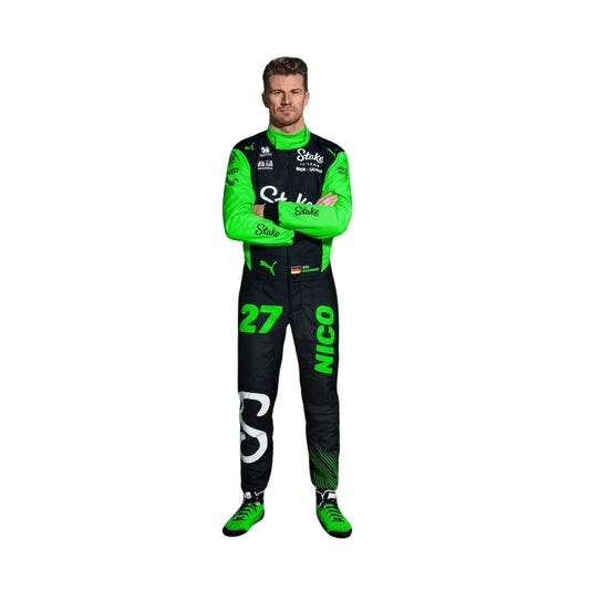 2025 Nico Hulkenberg Kick Sauber F1 Race Suit - Dubai Racewears