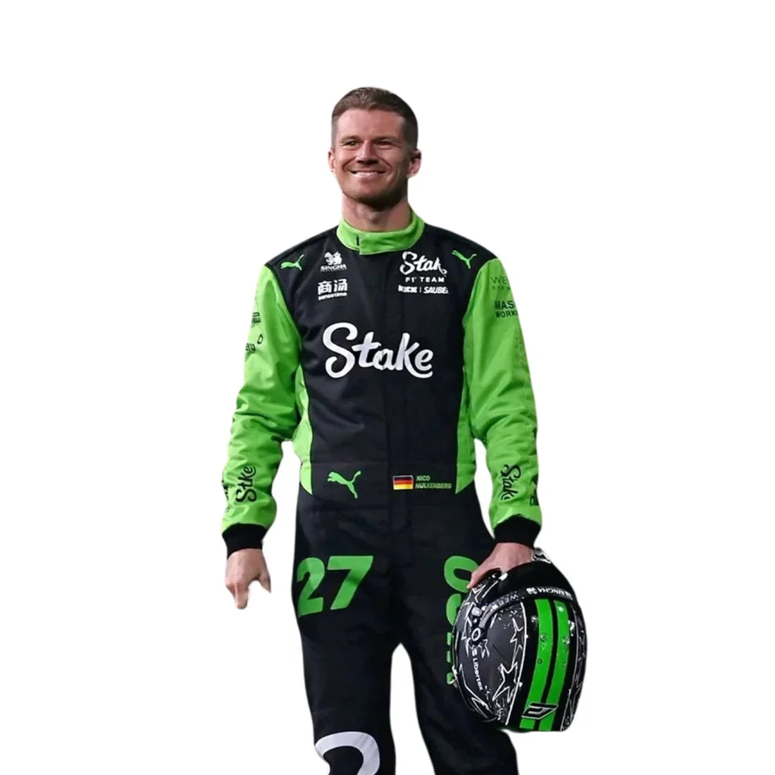 2025 Nico Hulkenberg Kick Sauber F1 Race Suit - Dubai Racewears