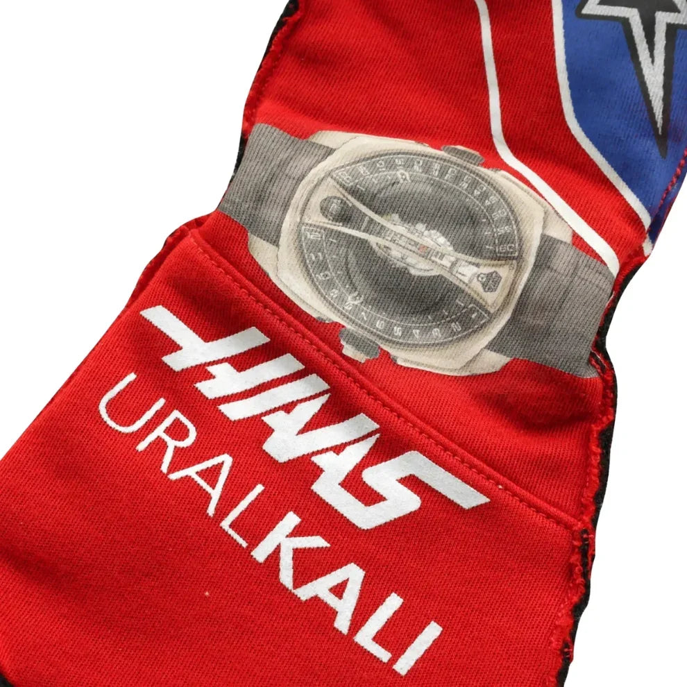 2021 Nikita Mazepin Mexico GP Haas F1 Race Gloves - Dubai Racewears