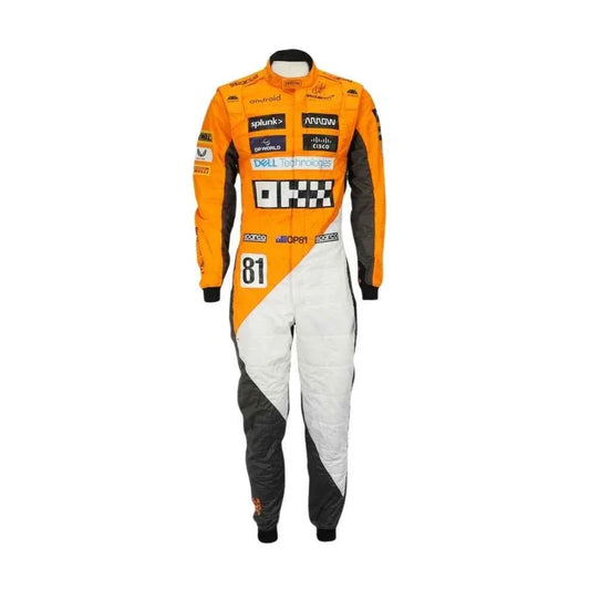 Oscar Piastri 2023 'Triple Crown' Spanish GP McLaren F1 Racing Suit | Dubai Racegear