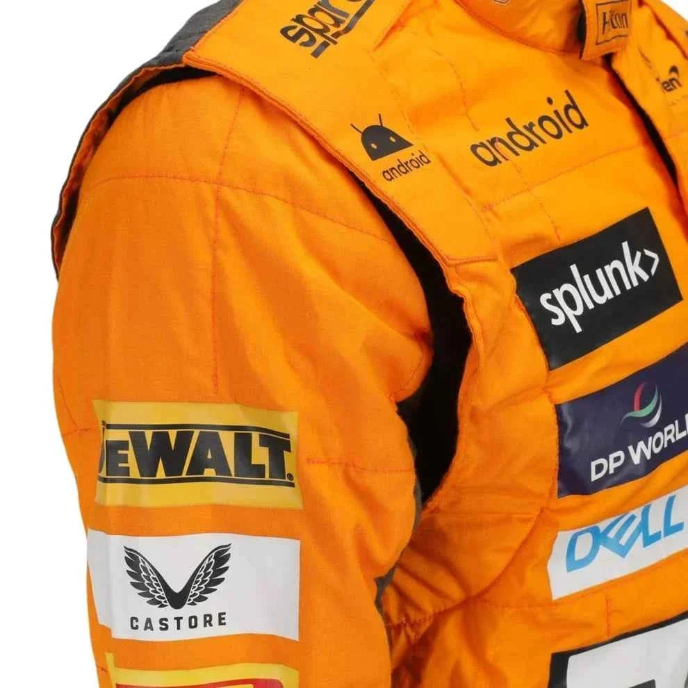 Oscar Piastri 2023 'Triple Crown' Spanish GP McLaren F1 Racing Suit | Dubai Racegear