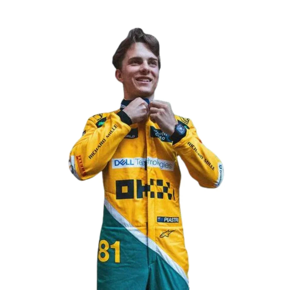 2024 Oscar Piastri McLaren Monaco GP F1 Race Suit - Dubai Racewears