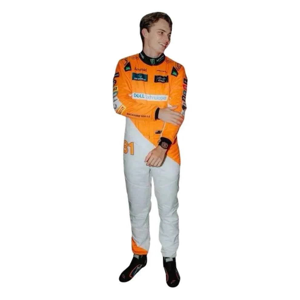 Oscar Piastri 2024 Singapore GP McLaren F1 Racing Suit | Dubai Racegear