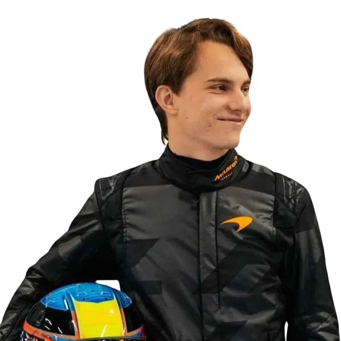Oscar Piastri 2025 McLaren Livery Reveal F1 Racing Suit | Dubai Racegear