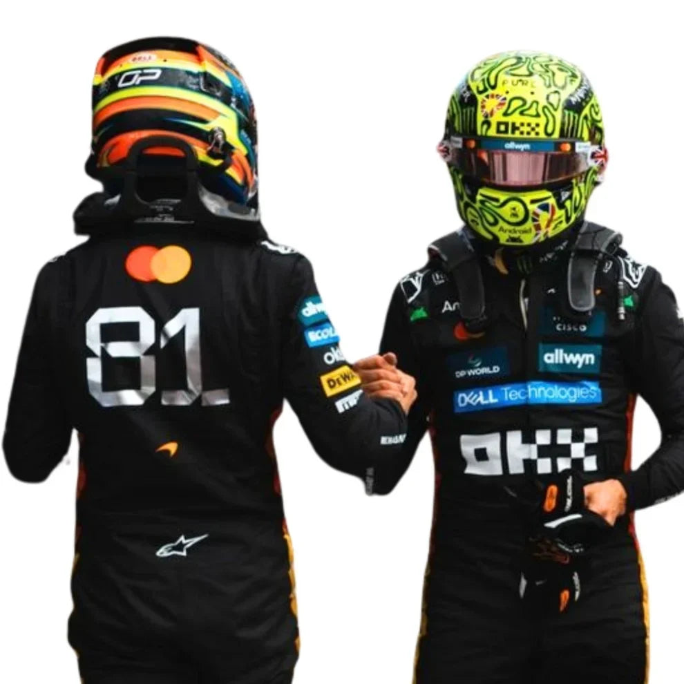 2025 Oscar Piastri McLaren British GP Race Suit - Dubai Racewears