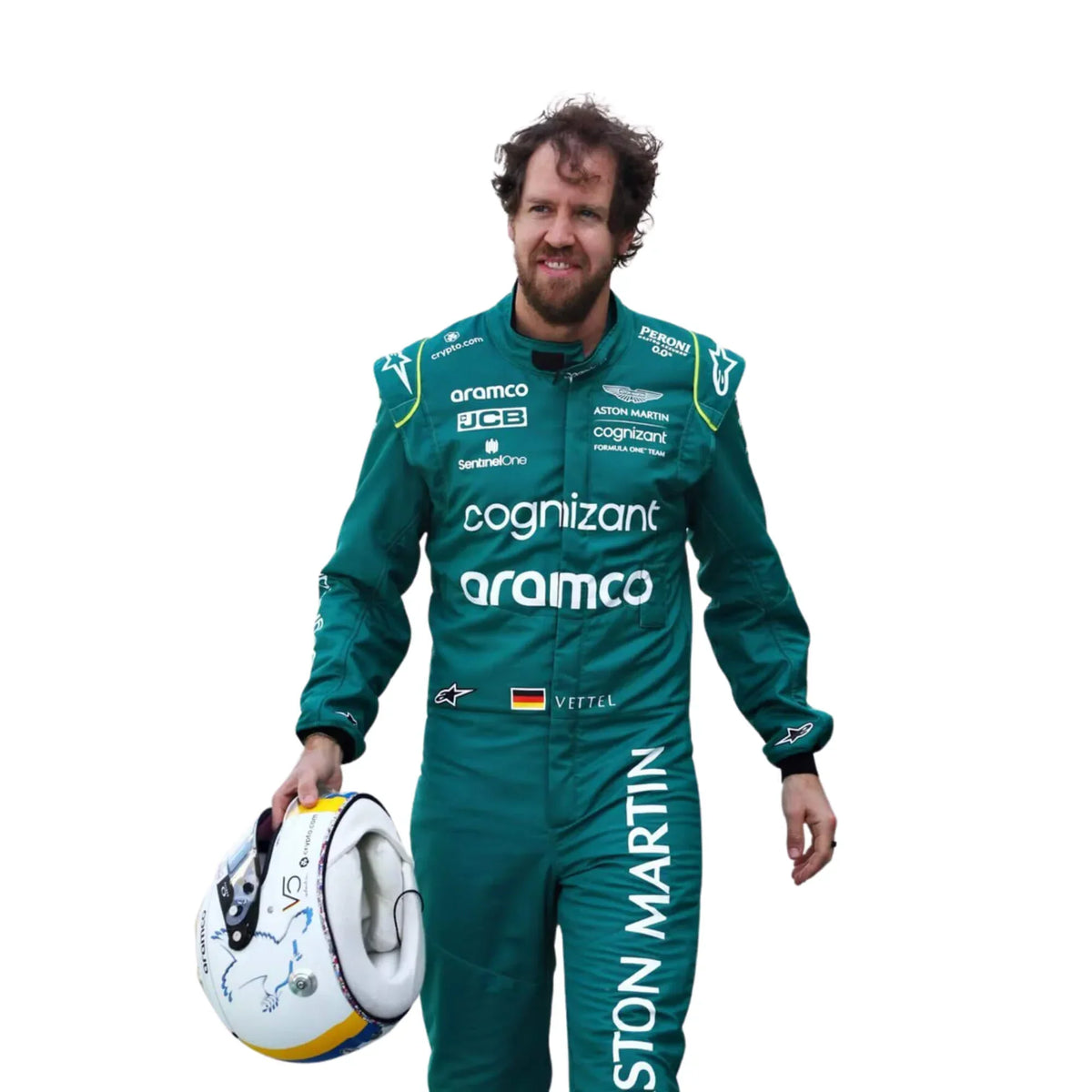 2022 Sebastian Vettel Aston Martin F1 Race - Dubai Racewears