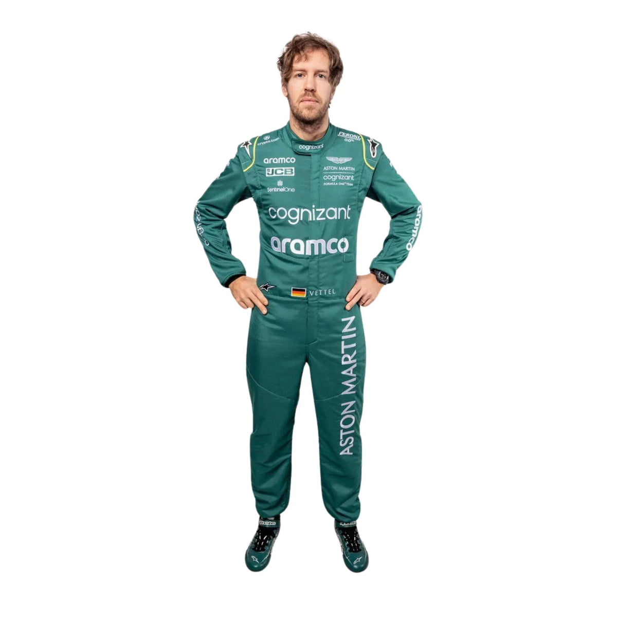 2022 Sebastian Vettel Aston Martin F1 Race - Dubai Racewears