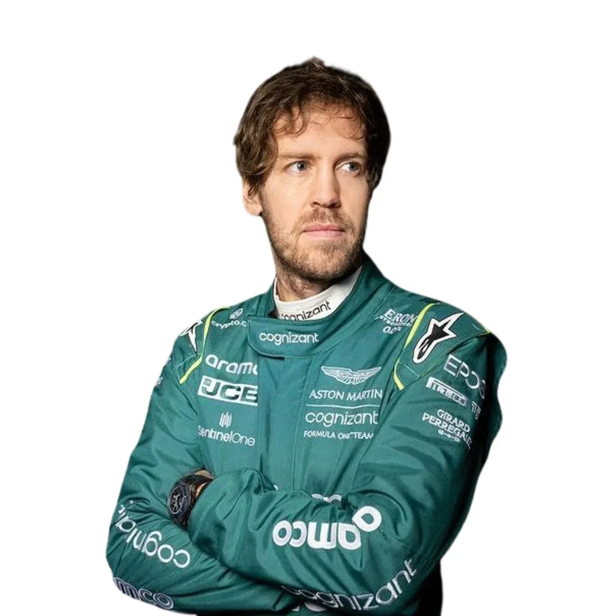 2022 Sebastian Vettel Aston Martin F1 Race - Dubai Racewears