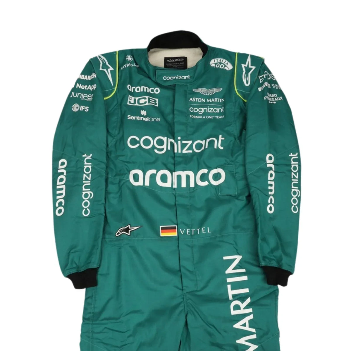 2022 Sebastian Vettel Aston Martin F1 Race - Dubai Racewears