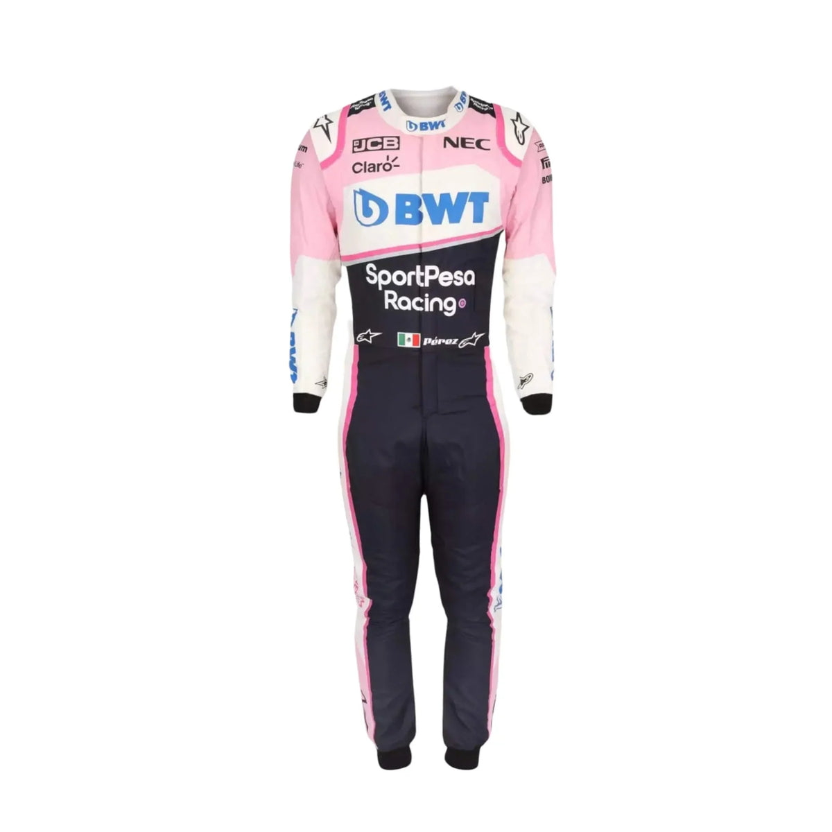 2019 Sergio Perez BWT Racing Point F1 Racing Suit - Dubai Racewears