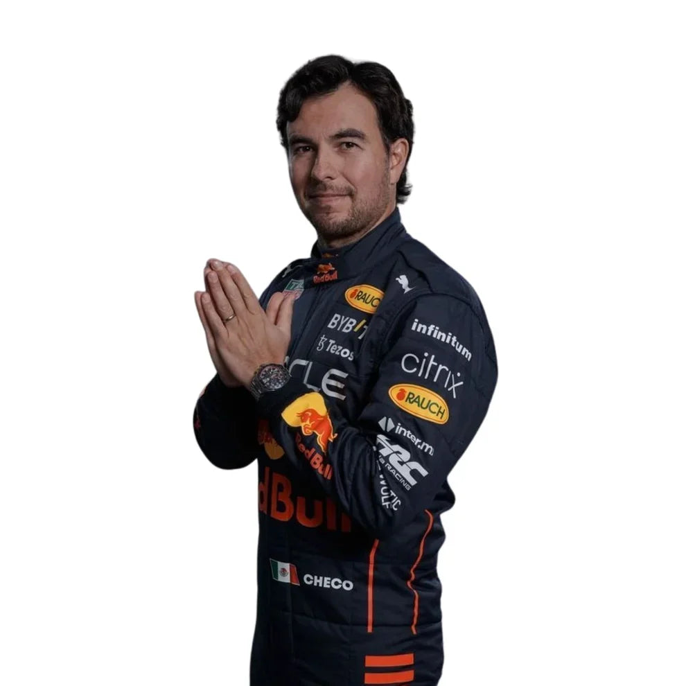 2022 Sergio Perez Red Bull F1 Race Suit - Dubai Racewears