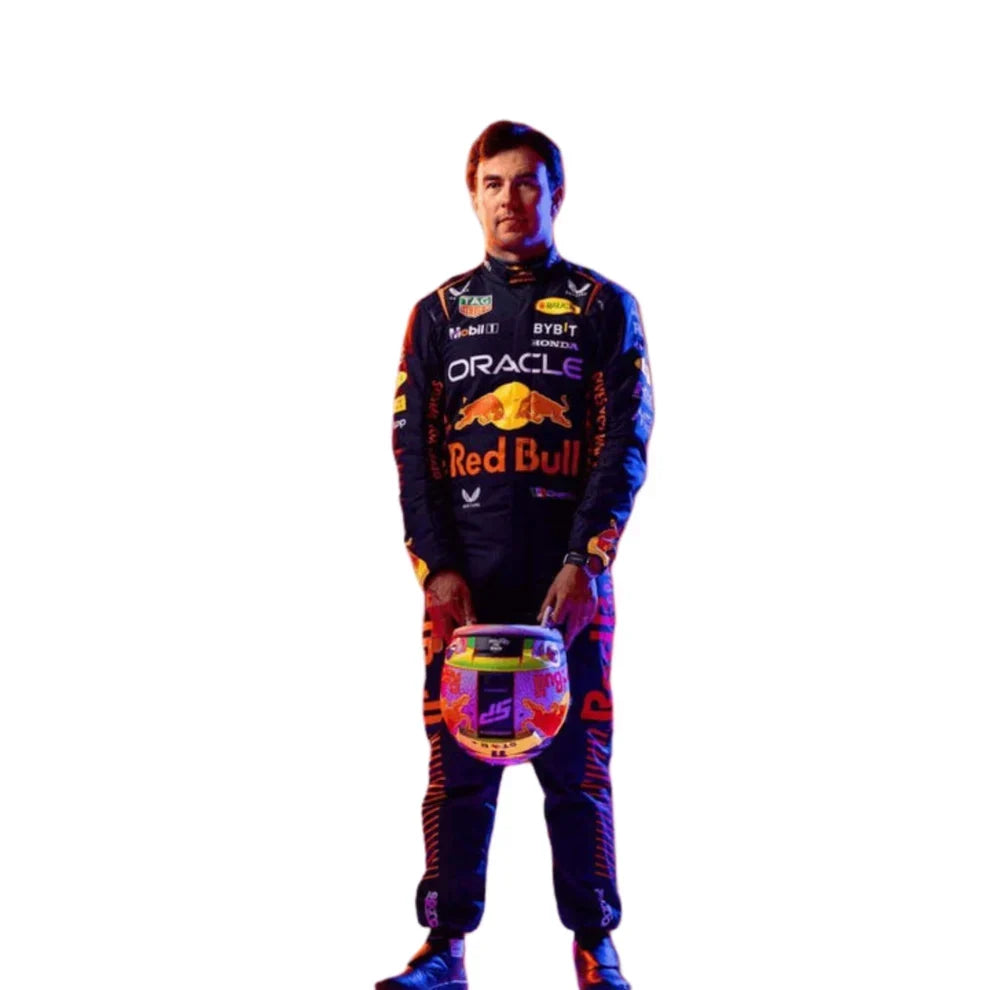 2023 Sergio Perez Red Bull F1 Race Suit - Dubai Racewears