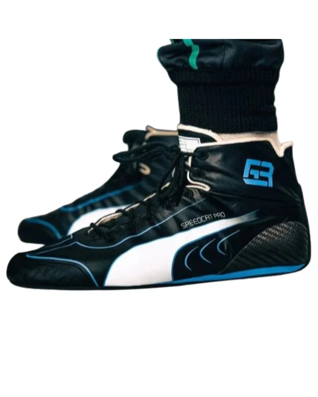 2022 George Russell Mercedes F1 Race Shoes - Dubai Racewears