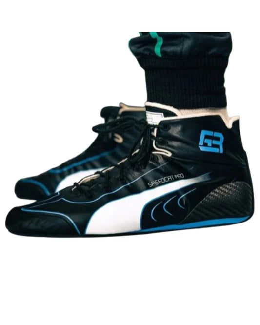 2022 George Russell Mercedes F1 Race Shoes - Dubai Racewears