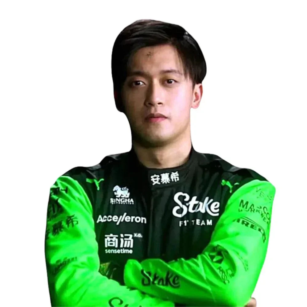 2024 Zhou Guanyu Kick Sauber Stake F1 Race Suit - Dubai Racewears