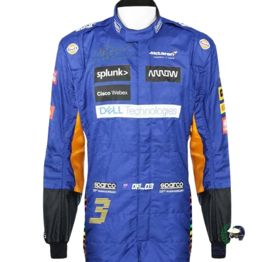 Daniel Ricciardo 2021 Mclaren F1 Race Suit - Dubai Racewears
