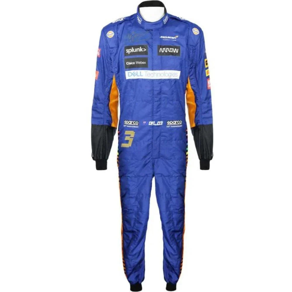 Daniel Ricciardo 2021 Mclaren F1 Race Suit - Dubai Racewears