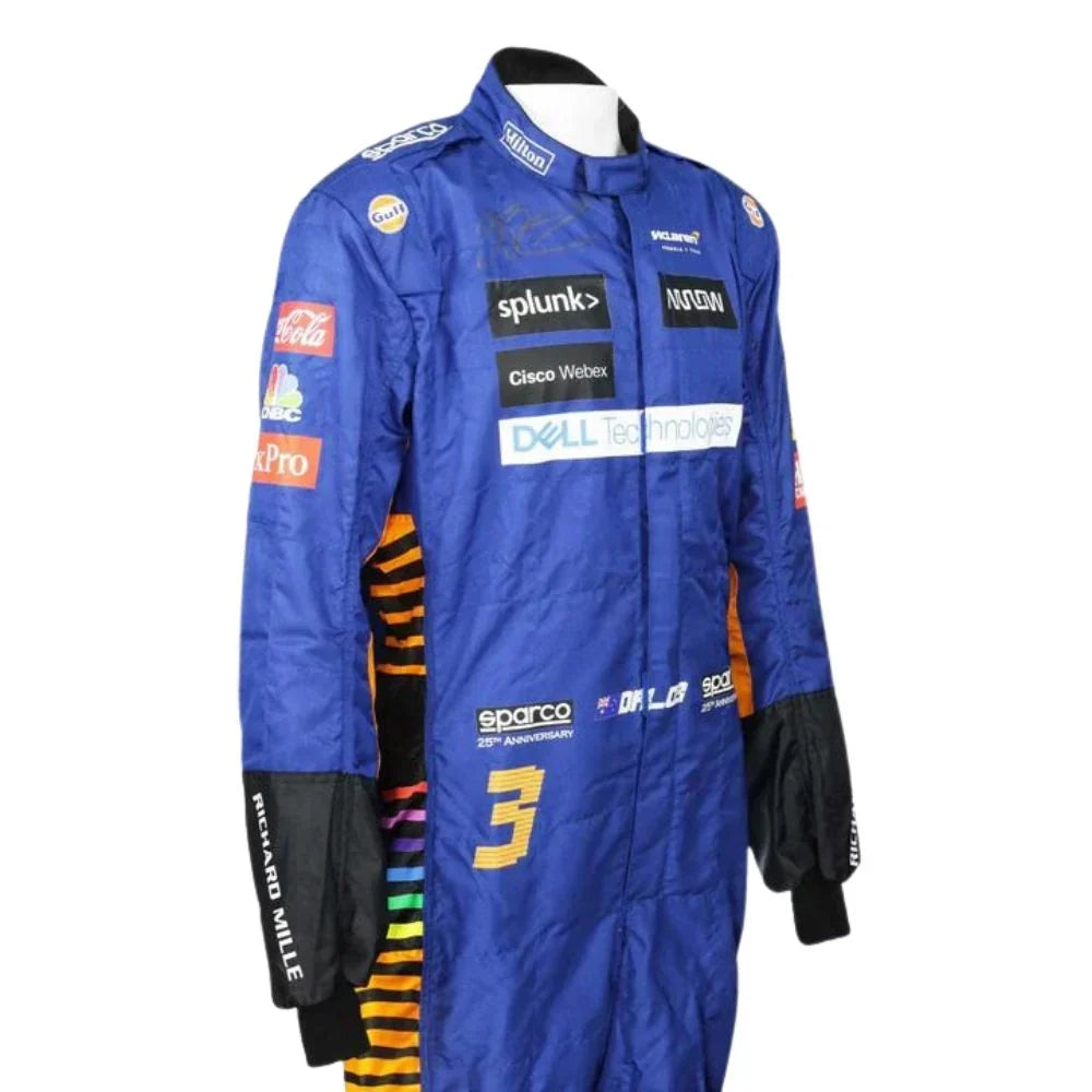 Daniel Ricciardo 2021 Mclaren F1 Race Suit - Dubai Racewears