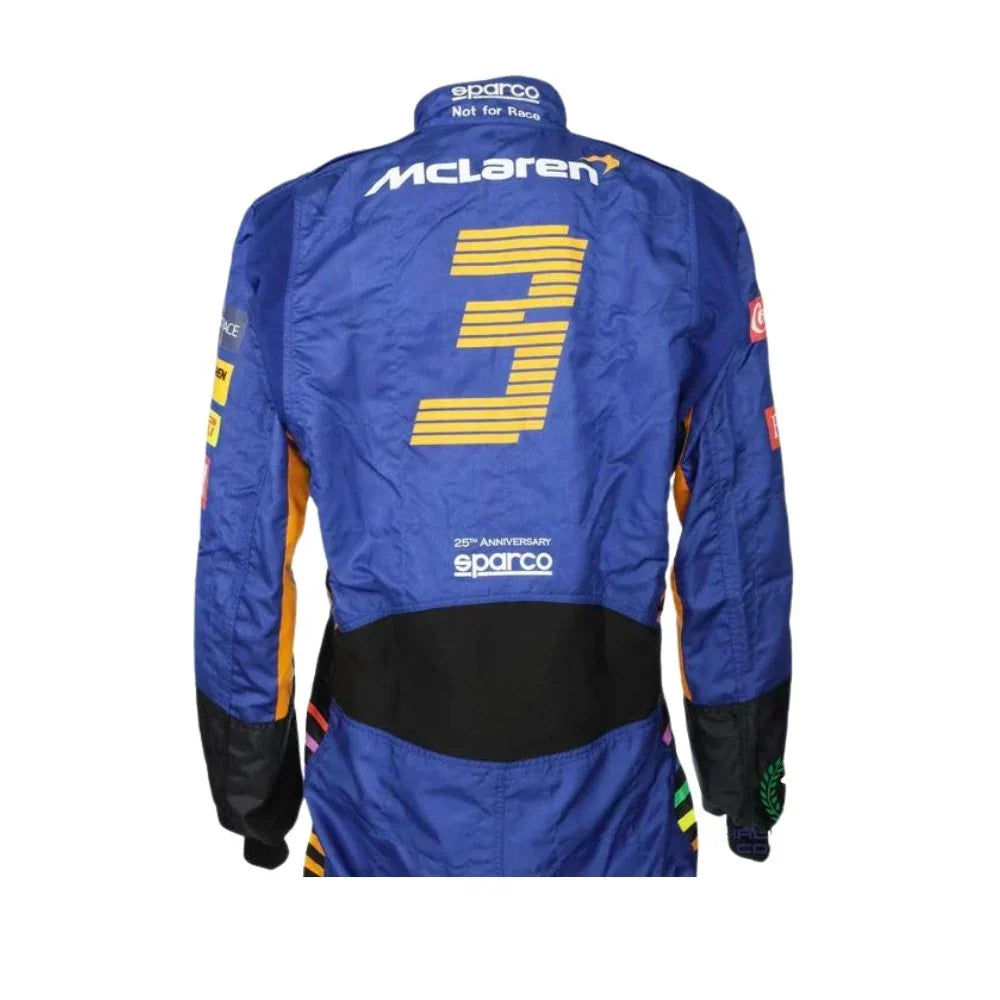 Daniel Ricciardo 2021 Mclaren F1 Race Suit - Dubai Racewears