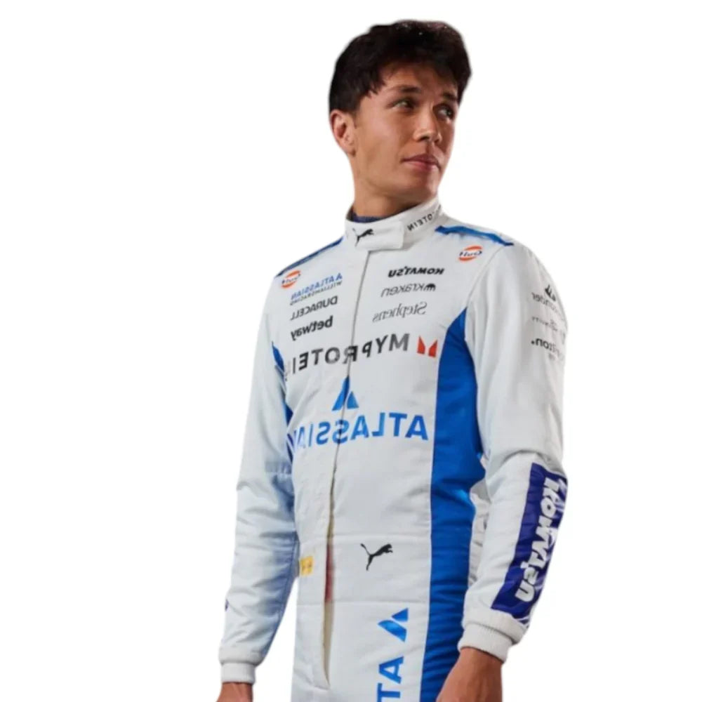 Alex Albon 2025 Williams F1 Inspired Race Suit | Dubai Racegear - Dubai Racewears