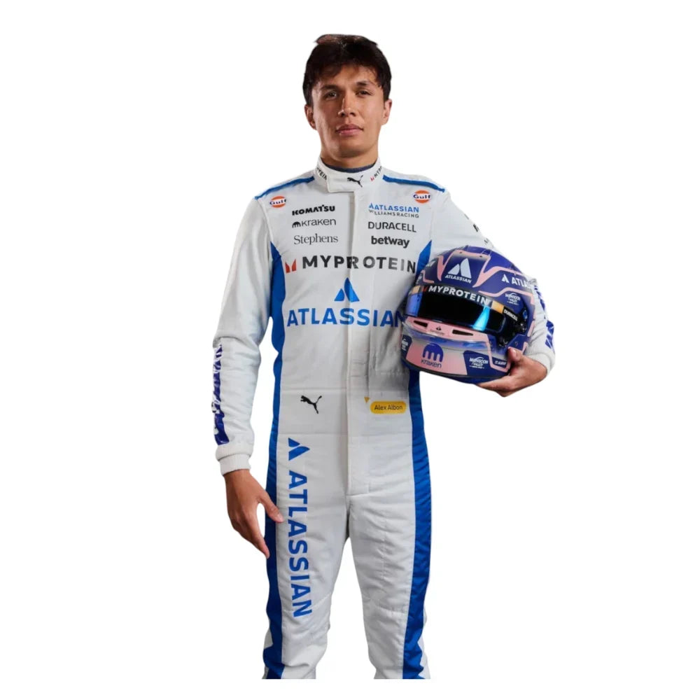 Alex Albon 2025 Williams F1 Inspired Race Suit | Dubai Racegear - Dubai Racewears
