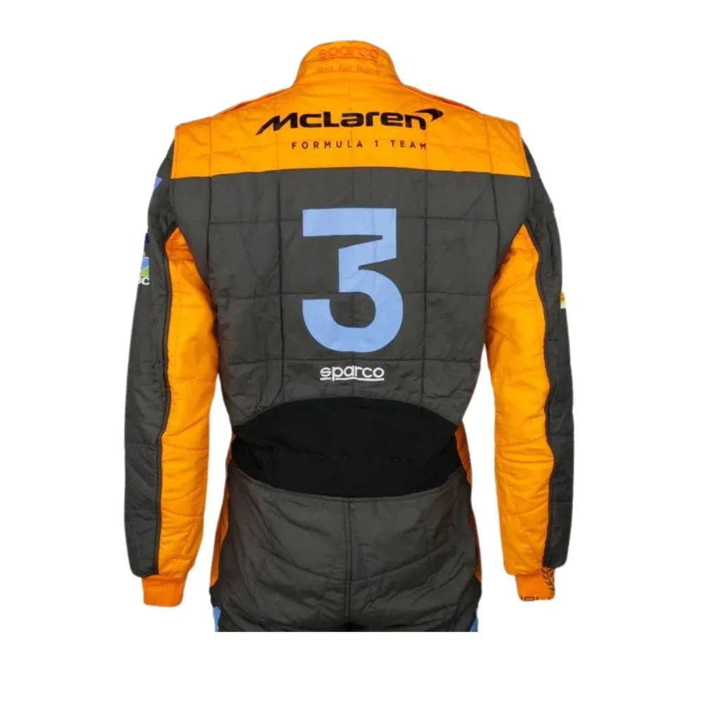 2022 Daniel Ricciardo McLaren F1 Race Suit - Dubai Racewears
