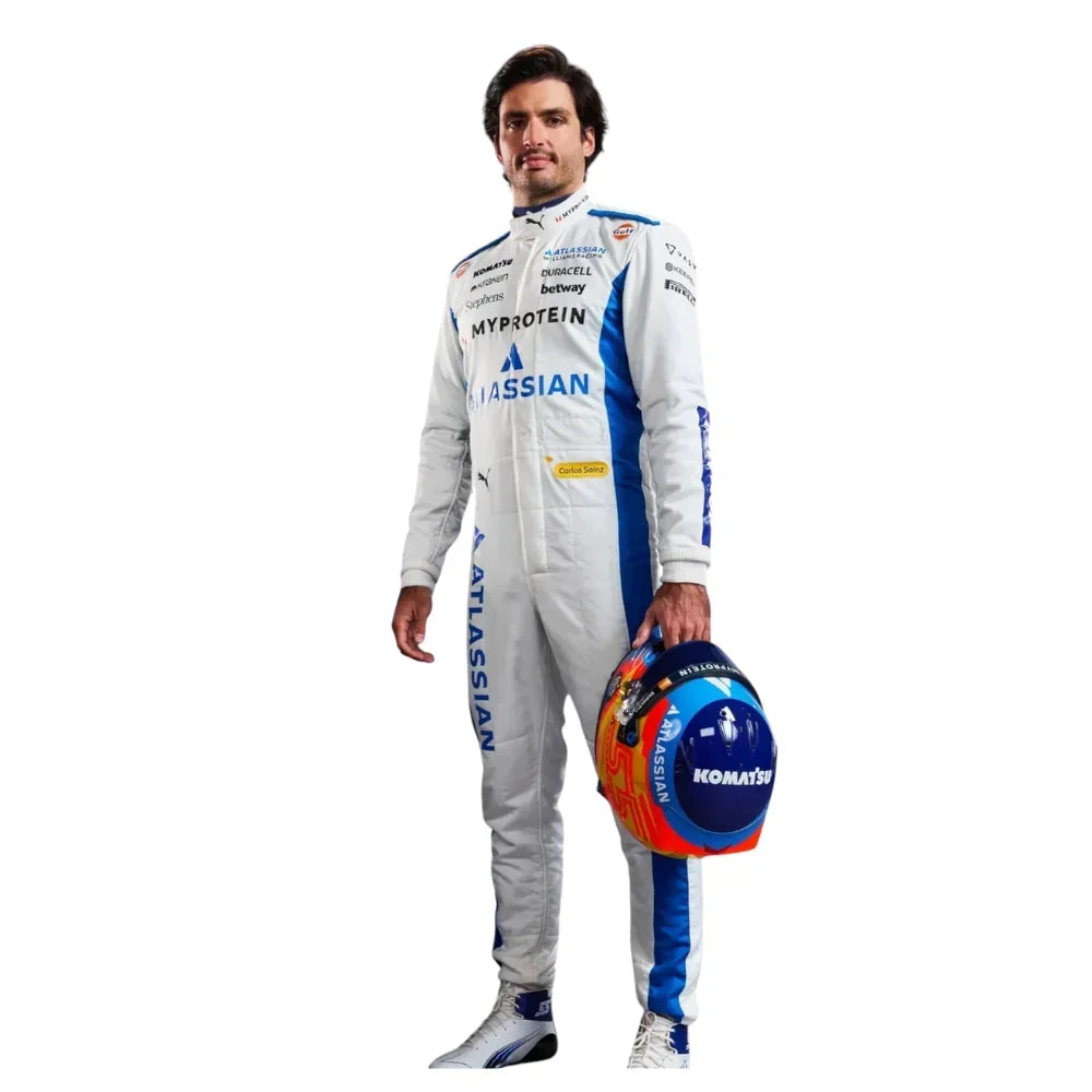 2025 Carlos Sainz Williams F1 Race Suit - Dubai Racewears