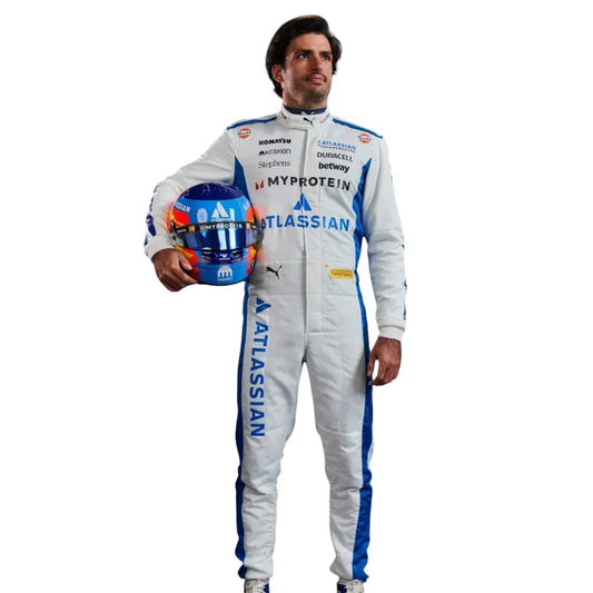 Carlos Sainz 2025 Williams F1 Inspired Race Suit | Dubai Racegear - Dubai Racewears