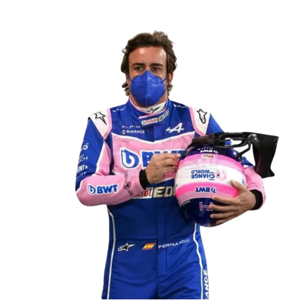 2022 FERNANDO ALONSO ALPHINE F1 RACE SUIT - Dubai Racewears