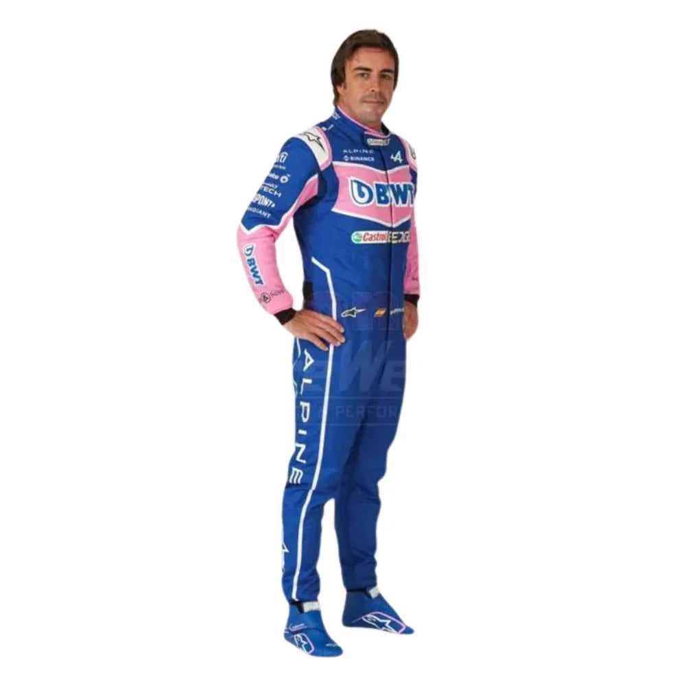 2022 FERNANDO ALONSO ALPHINE F1 RACE SUIT - Dubai Racewears